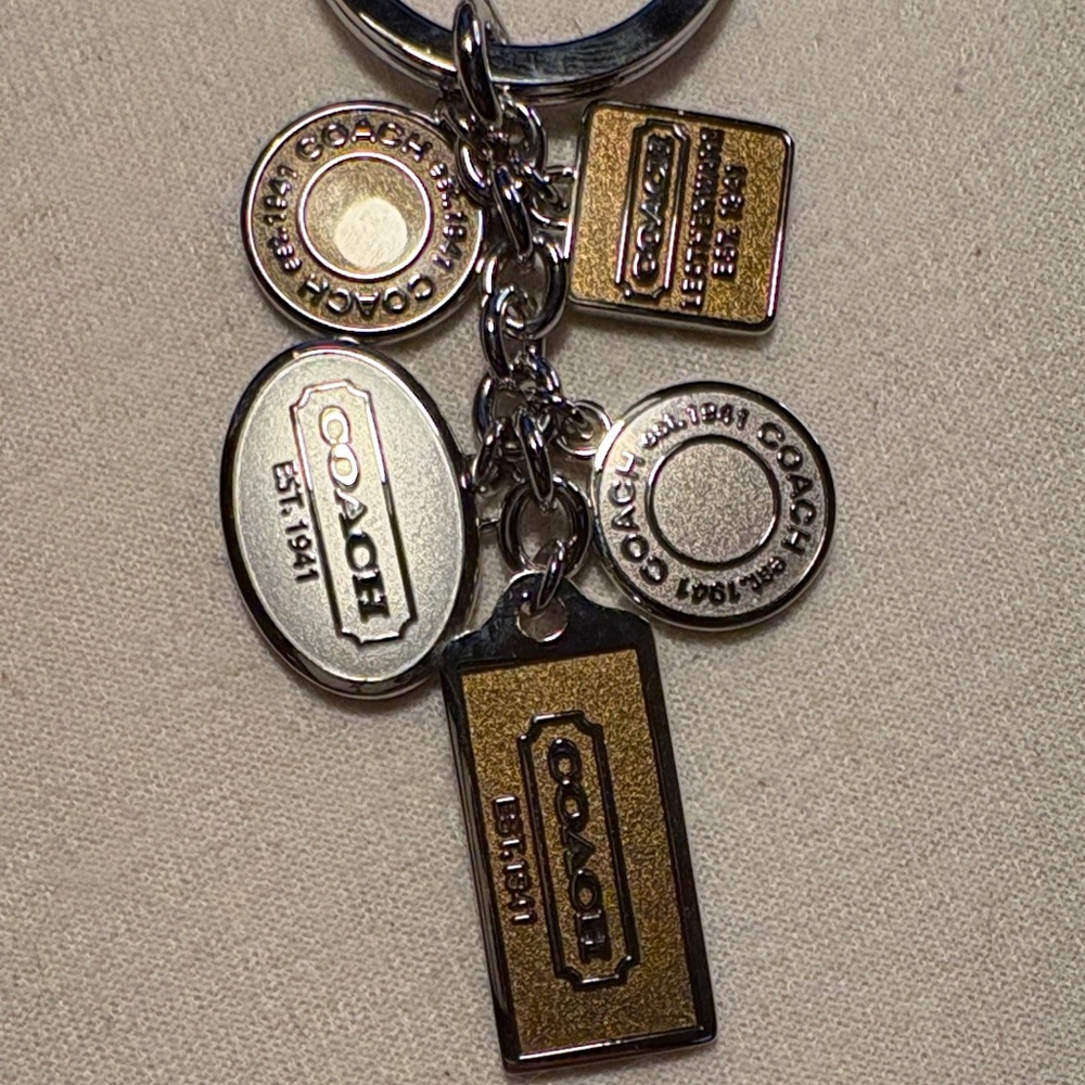 Coach Metallic Charm Keychain - Picture 3 of 7